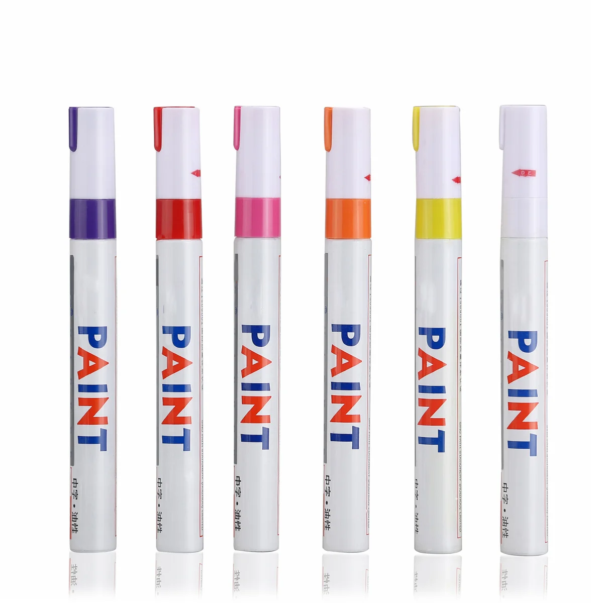 

Маркеры с масляной краской, 12 цветов, водонепроницаемые, быстросохнущие художественные маркеры, перманентные для поделок, офиса, металла, стекла, дерева