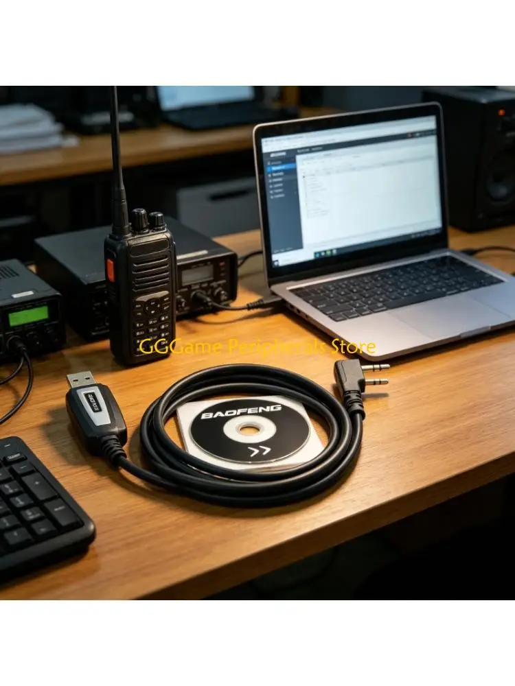 U55B Upgrades Data Cable Supports Firmware Updates for UV82 & BF888S Radios
