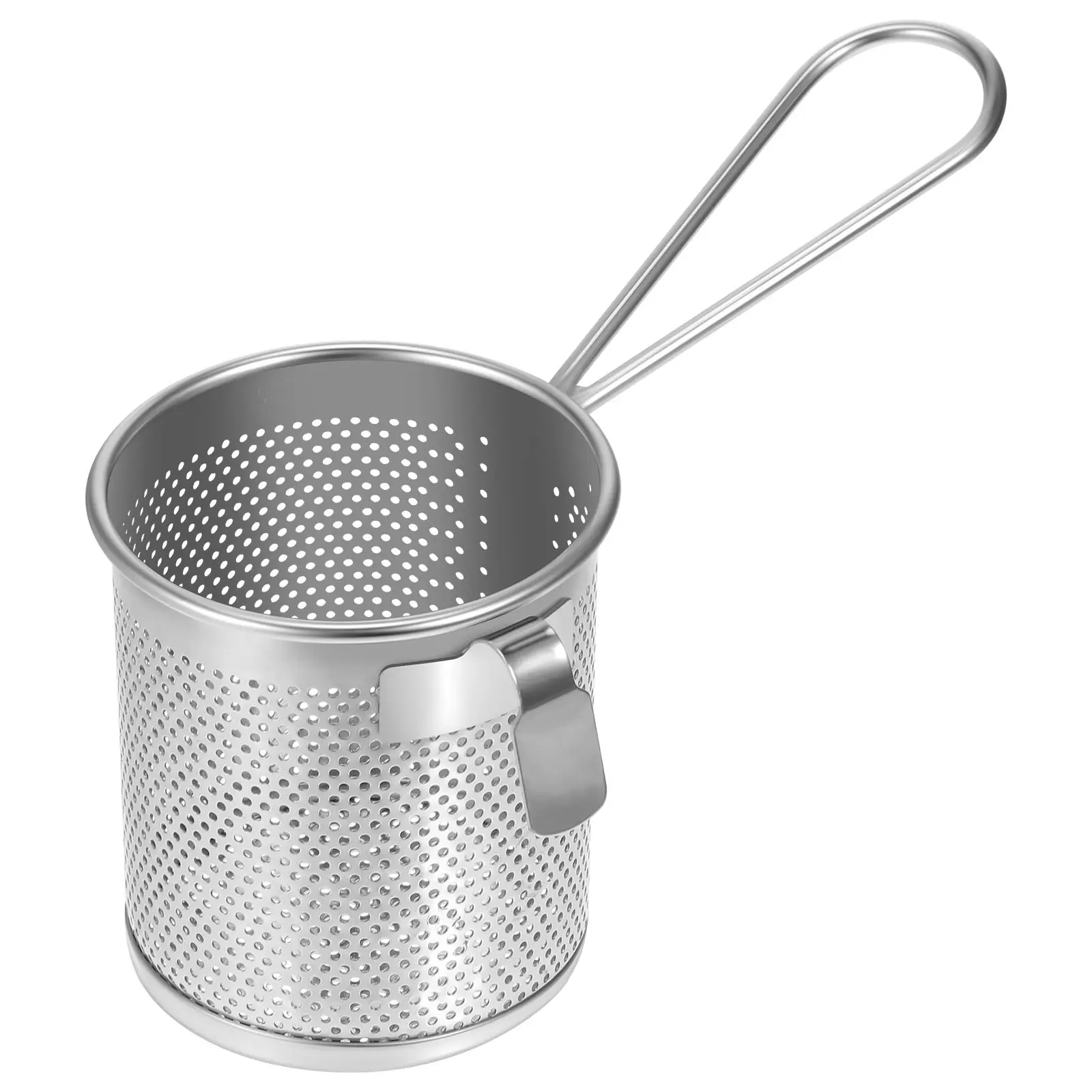 Stainless Steel Hot Pot Colander 9CM Height Mesh Strainer Easy Clean Hanging Kitchen Bar utensils Practical Use