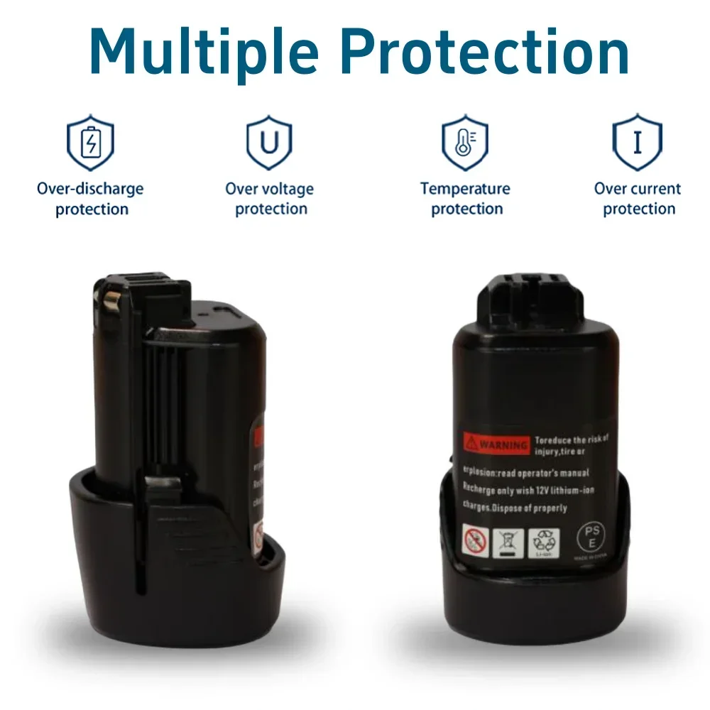 

Power Tool Battery Replaceable 10.8V 3000mAh Li-ion For Bosch BAT411 BAT 411A BAT412 BAT412A BAT413 Cordless Electric drill