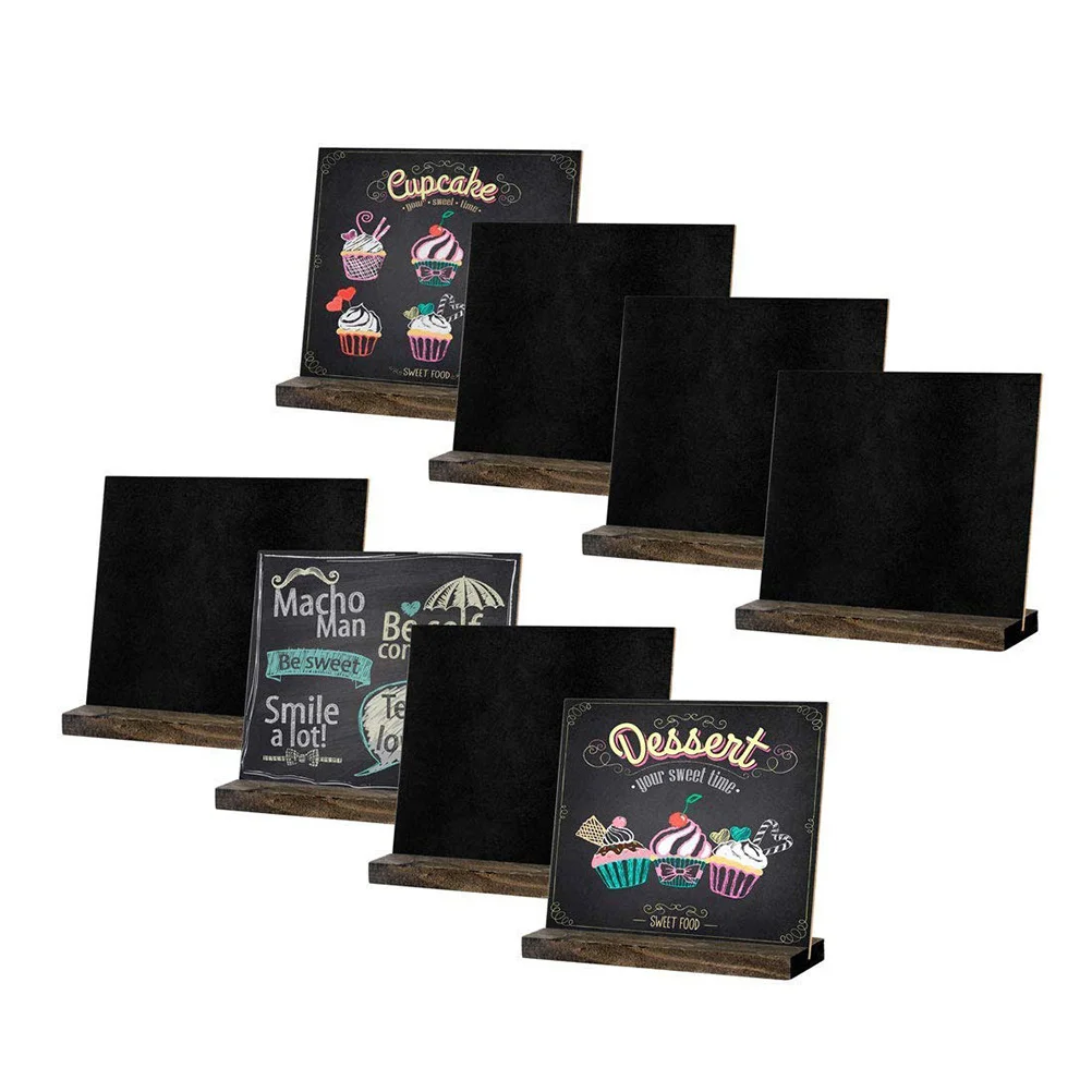 

1Pcs Wooden Chalkboard Mini Message Board DIY Blackboard for Bar Club Clothes Store Decorative Signage Use Message Board