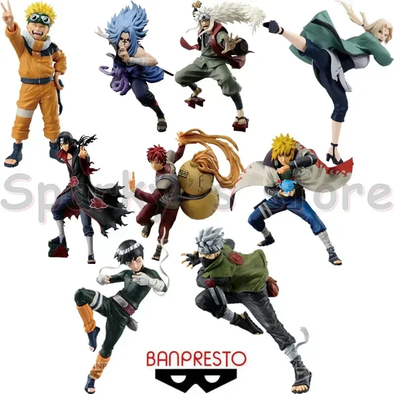 Bandai Original BANPRESTO FIGURE COLOSSEUM Naruto:Shippuden Anime Figure Uchiha Itachi GAARA Action Figure Toys For Kids Gifts