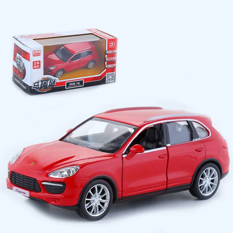 1:36 Cayenne SUV Diecast Pull Back Model Car High Simulation Exquisite Matte Metal Car Styling Limousine Alloy F226