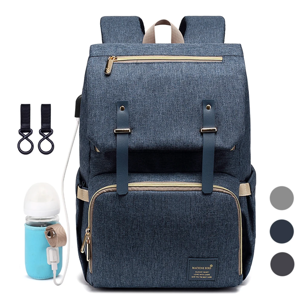 

Diaper Bag Backpack for Mom USB Maternity Baby Nappy Nursing Handbags Fashion Travel Diaper Backpack for Stroller Kit Baby bags