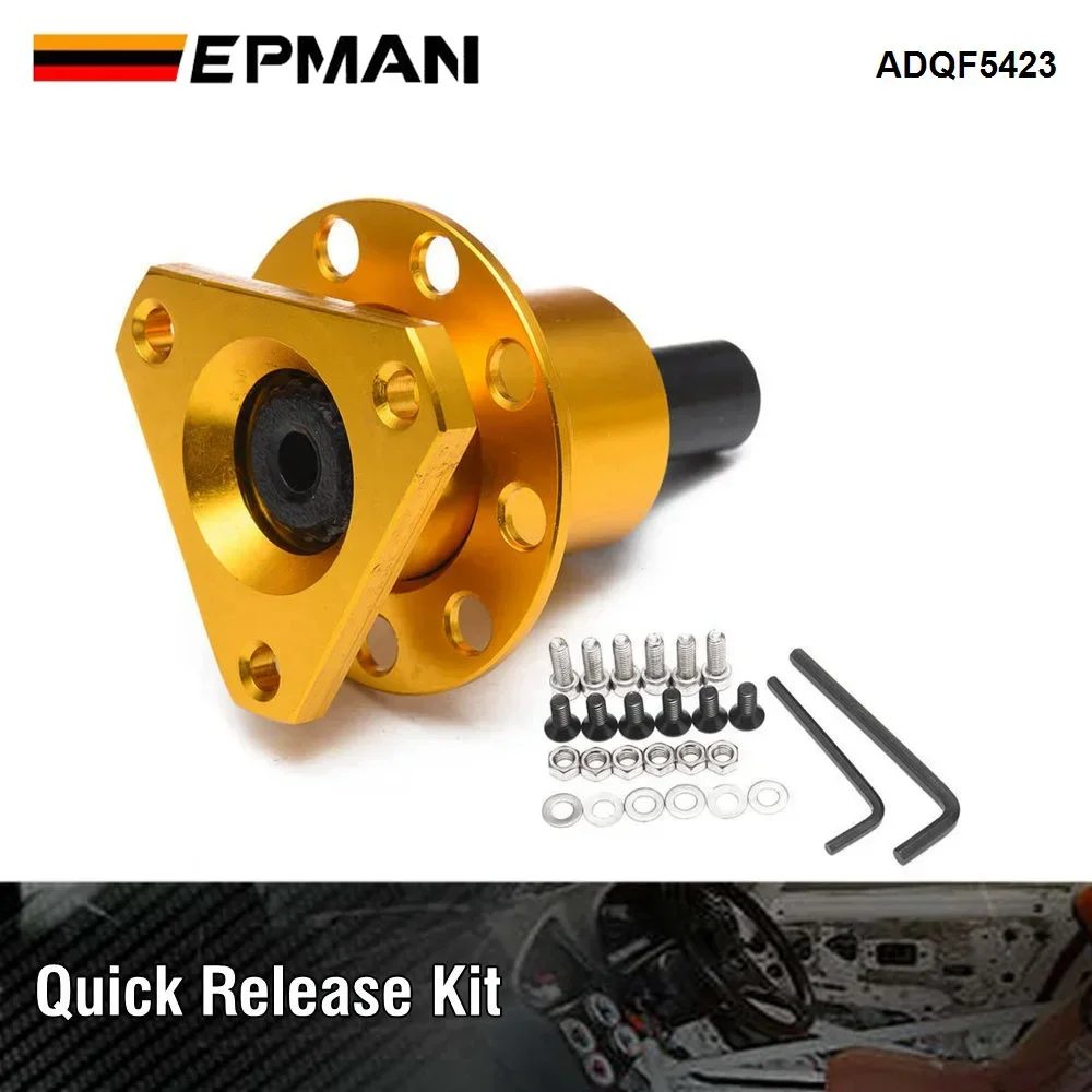 EPMAN - ADDCO Off Quick Release Boss Kit Weld On 3 Bolt Fit Moslty Steering Wheels ADQF5423