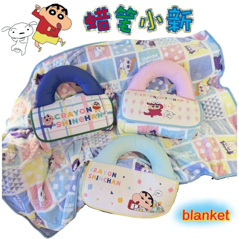 Crayon Shin-chan Nohara ShiroFlannel Blanket for Men and Women Soft and Comfortable Nap Blanket for Students Portable Shawl