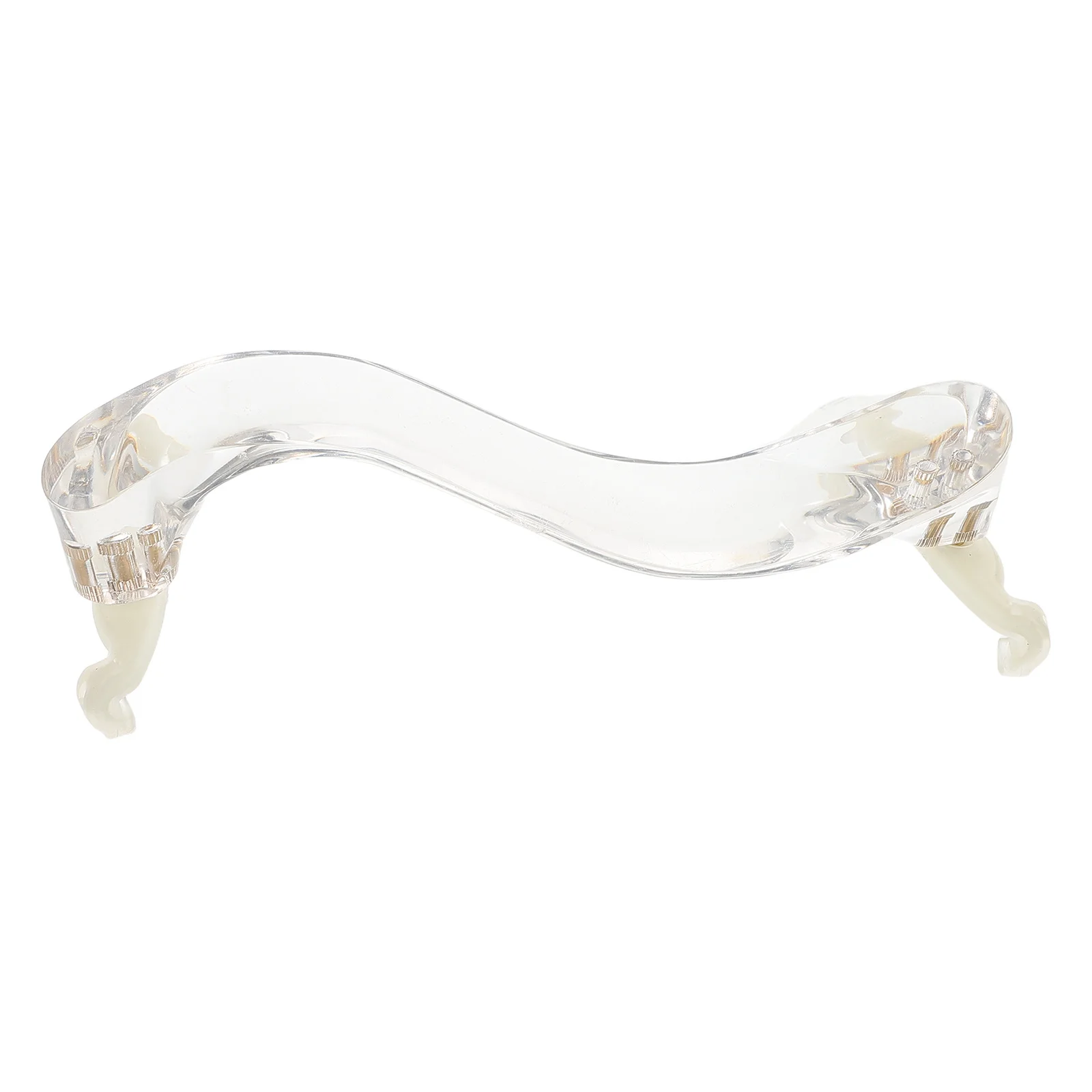 

Adjustable Clear Acrylic Violin Shoulder Rest Comfortable Shoulder Pad Violin Support Cushion Essential Violinist Performance