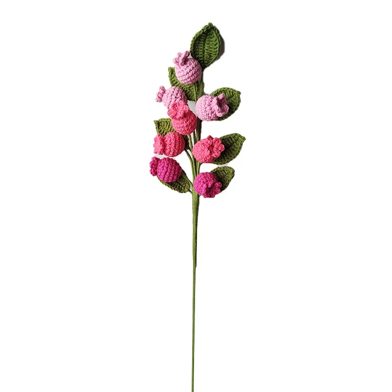 5 Branches Gradient Pink Artificial Fruit Flowers Blueberries Bedroom Simulation Fruit Flowers Bouquet DIY Stuff