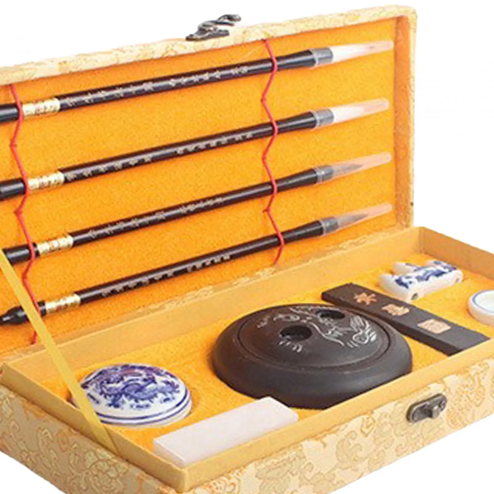 Set Sikat Rambut Set Kuas Tulis Kaligrafi Pensil Kayu Solid