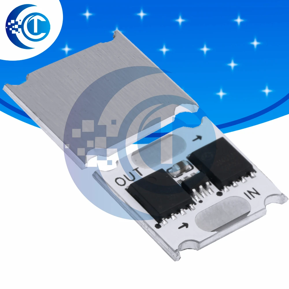 60V 30A Ideal Diode Module, Anti-Reverse Anti-Backflow Solar Current Stabilizing Rectifier Board