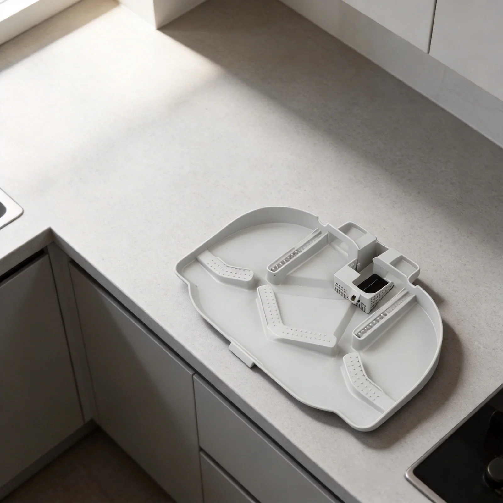 

Replacement Bin Cleaning Tray Clog-proof Grid Design ABS Plastic Material Cleaning Tool Robot Vacuum Maintenance