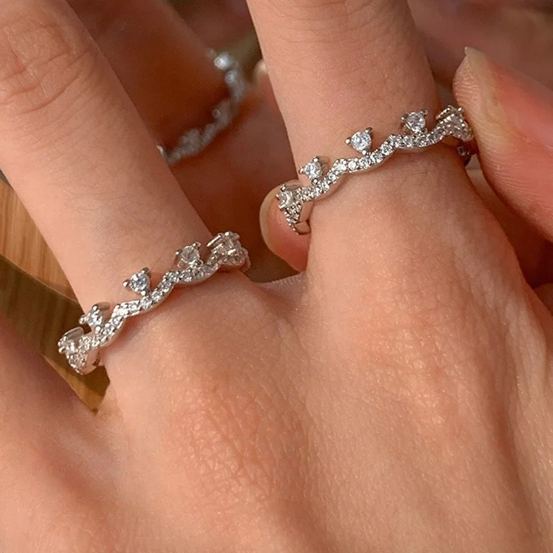 D VVS1 Moissanite Stacking Rings for Women Party Ring Pure Silver Plated 18k Gold Eternity Band High Quality Waterproof Jewelry