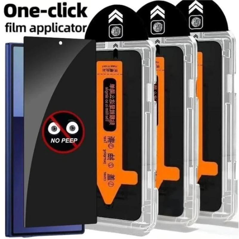 4Pcs Free Install Privacy Screen Protector for Realme Note 50 60X GT Master GT 2 7 Pro 3 6T Neo 3T Anti-spy Tempered Glass Film