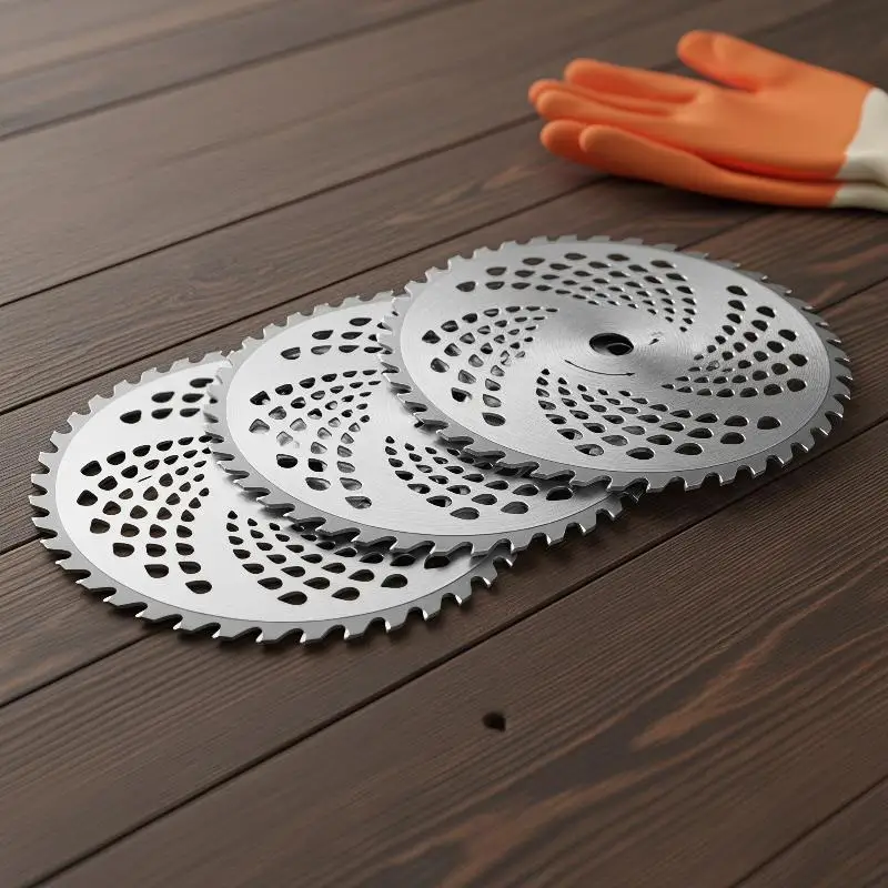 40/60/80T Lawn Mower Blade Carbide Blades Grass Trimmer Head Saw Blade Cutting Disc for Garden Weed Mower Parts