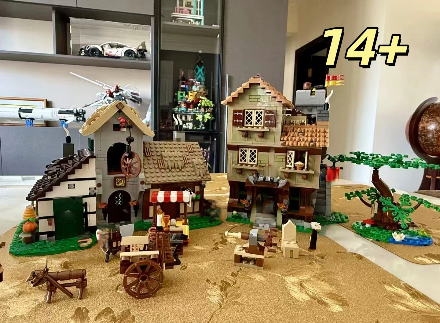 

Retro Medieval Village Building Blocks | MOC European Street View Model | 3300+PCS Creative Assembly Toy for Adults