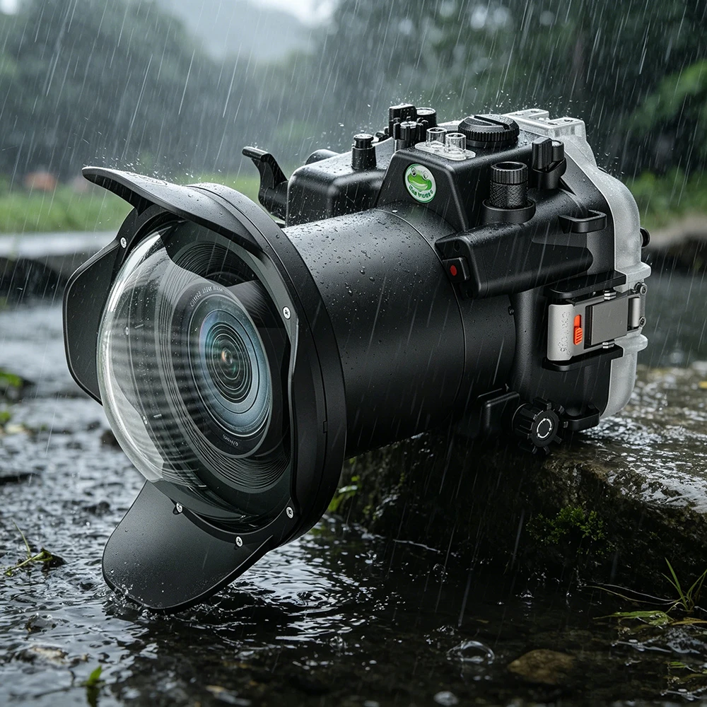 Seafrogs 40m waterproof Shell For Canon R6II Underwater Photography Equipment Waterproof Camera Housing Only Body