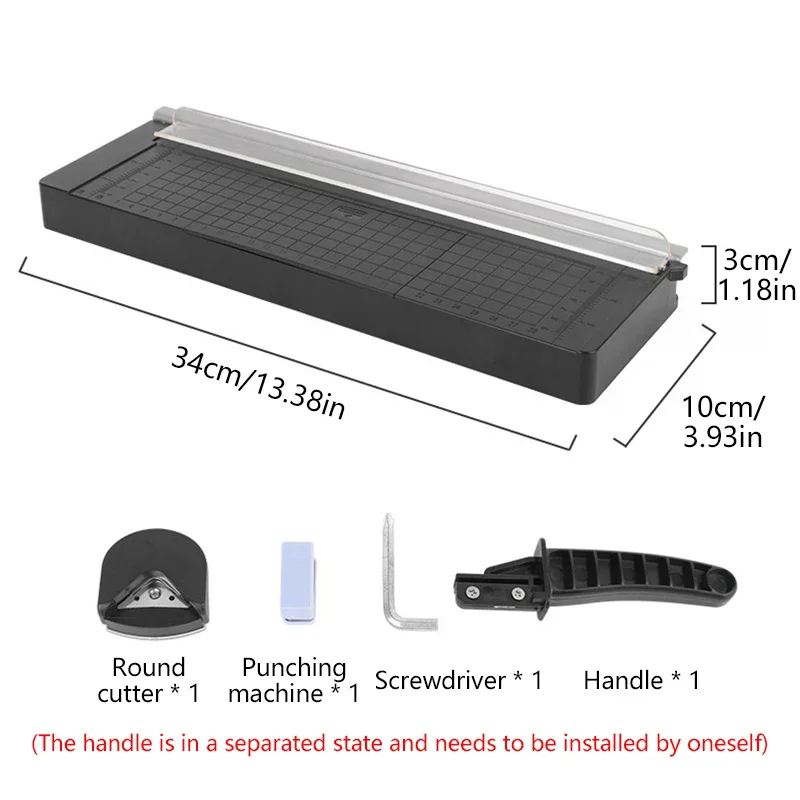 A4 Precision Paper Photo Trimmers Guillotine Cutter For Photo Labels Paper Cutting Tool With R4 Corner Rounder Cutting Board