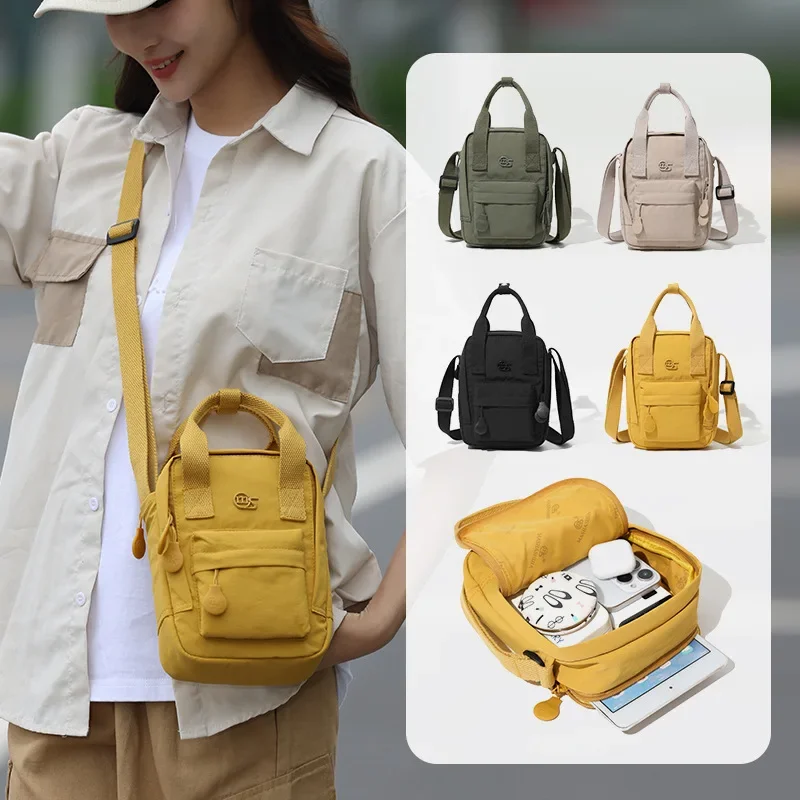 

New Go Out Casual Trend Shoulder Messenger Bag, Anti-splashing Cloth Bag Portable Small Bag Women