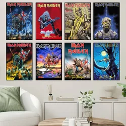 Band I-Iron M-Maiden Poster Prints Wall Sticker Painting Bedroom Living Room Decoration Office Home Self Adhesive