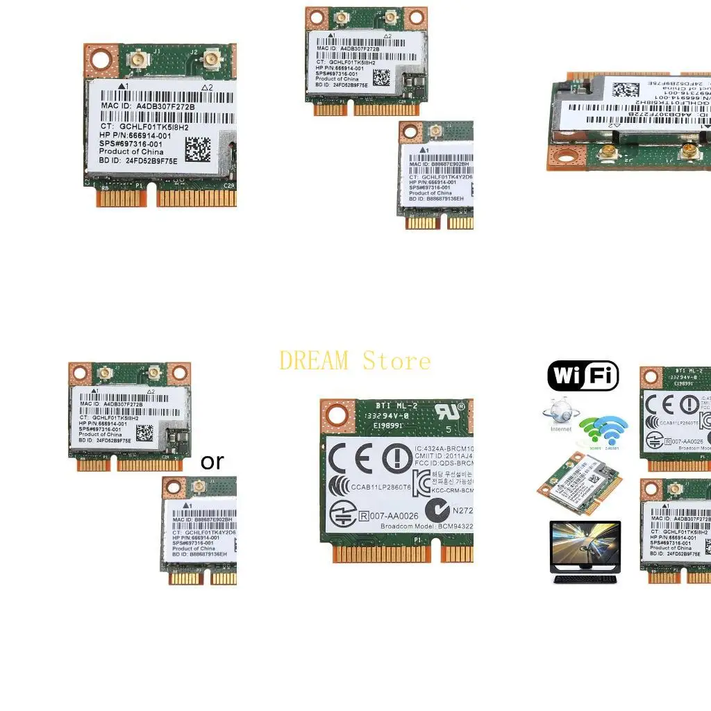 bcm943228hmb-half-mini-pci-e-wifi-wlan-placa-compativel-com-para-210-melhor-venda