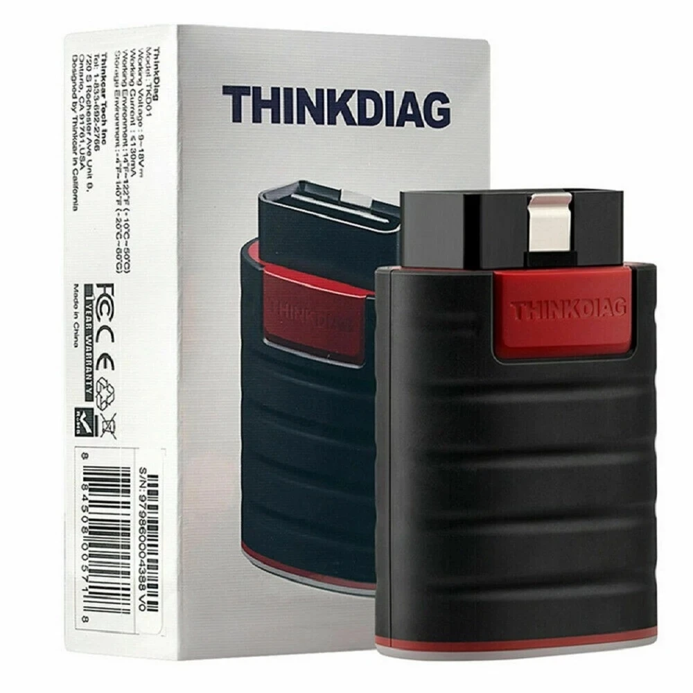 2024 THINKCAR Thinkdiag 새 버전 전체 시스템, 1 년 무료 모든 차량 16 리셋 OBD2 스캐너 진단 도구, PK Easydiag Golopro