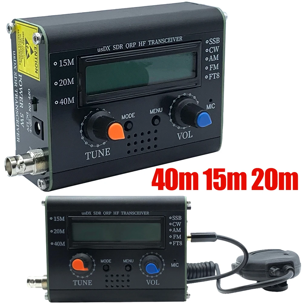 5W UsDX All Mode HF Transceiver QCX-SSB To SSB 3-Band All Mode Transceiver W/ DSP SDR High Frequency Transceiver + Mic