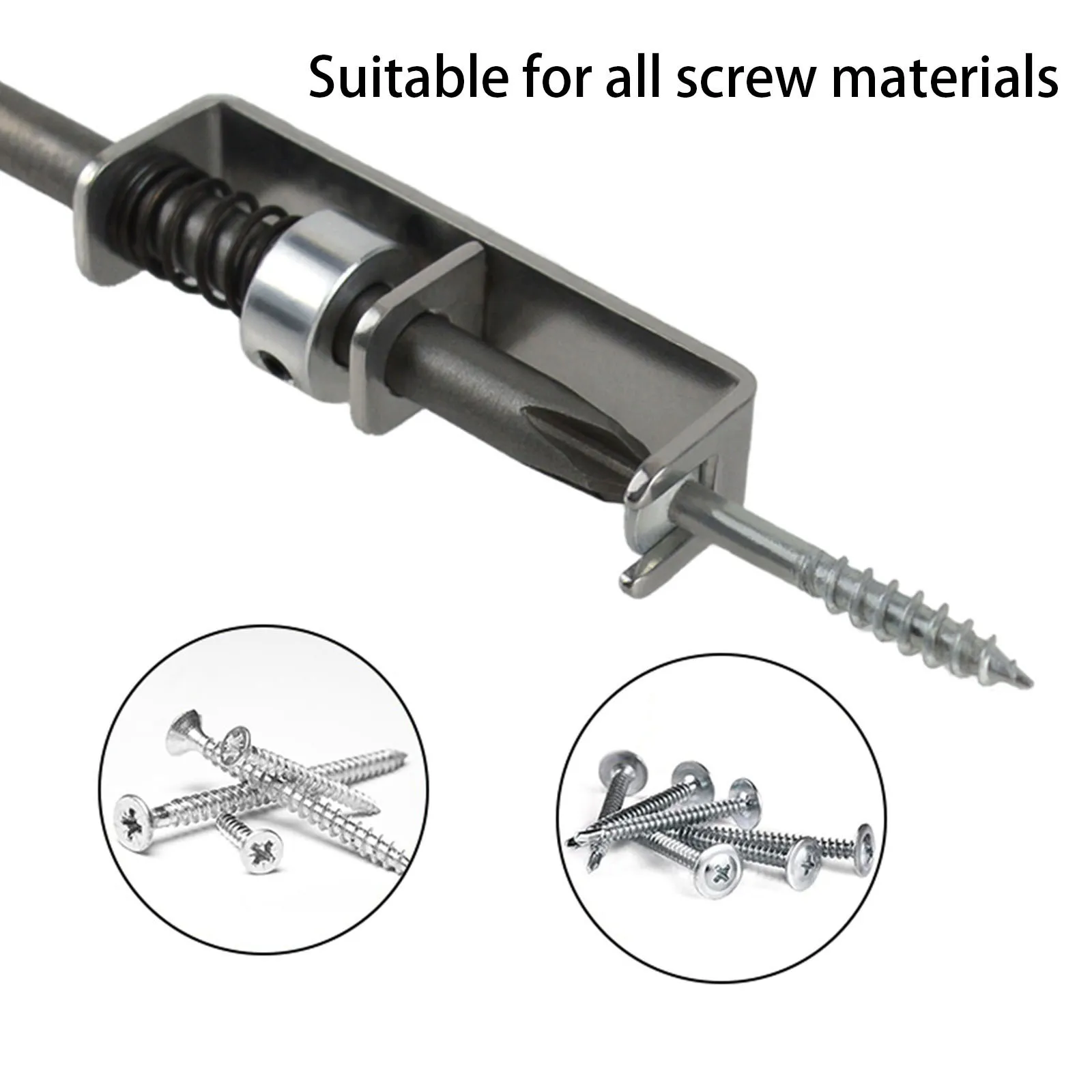 Spring-Loaded Screw-Holding Drill Bit Quick Retaining Accessories Screw Holder Screwdriver Bit Ideal for Electricians Mechanics
