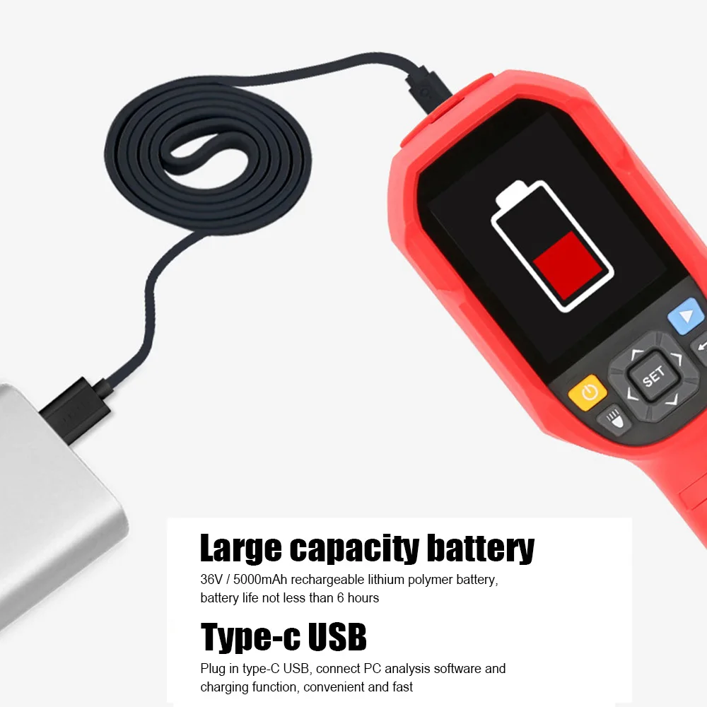 UNI-T Infrared Thermal Imager UTi260B PCB Circuit Industrial Detection Floor Heating Pipe Test Thermal Imaging Camera