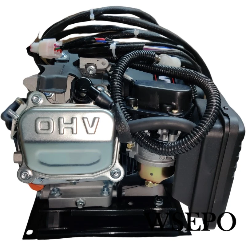 WSE5000SH 5KW acqua fredda avvio automatico gpl NG propano benzina carburante DC batteria di ricarica Extender generatore per E-triciclo Mini EV