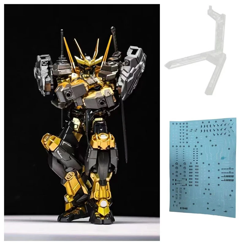 WeimeiModel Hg 1/144 Sengoku, Kit de montaje de Color negro-dorado, articulaciones móviles, colección de juguetes de regalo para niños, modelo de figura de acción