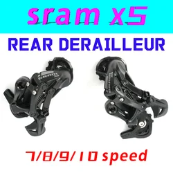 SRAM X5 REAR DERAILLEUR 9/8/7 SPEED Blackr REAR DERAILLEUR short OR Medium CAGE MTB /FOLDING bike Groupset Bike Kit