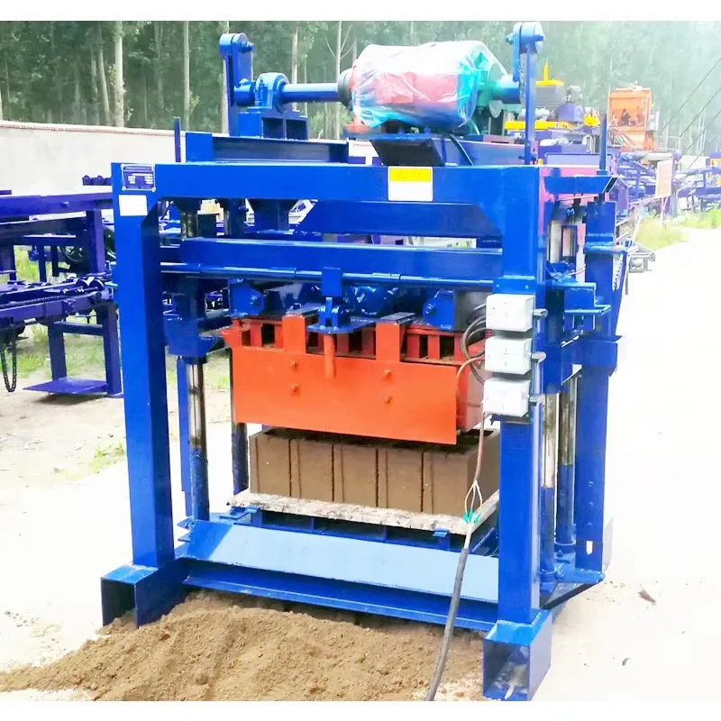 Customized Concrete Hollow Solid Block Machine Qt4-40 Cement Block Making Machine