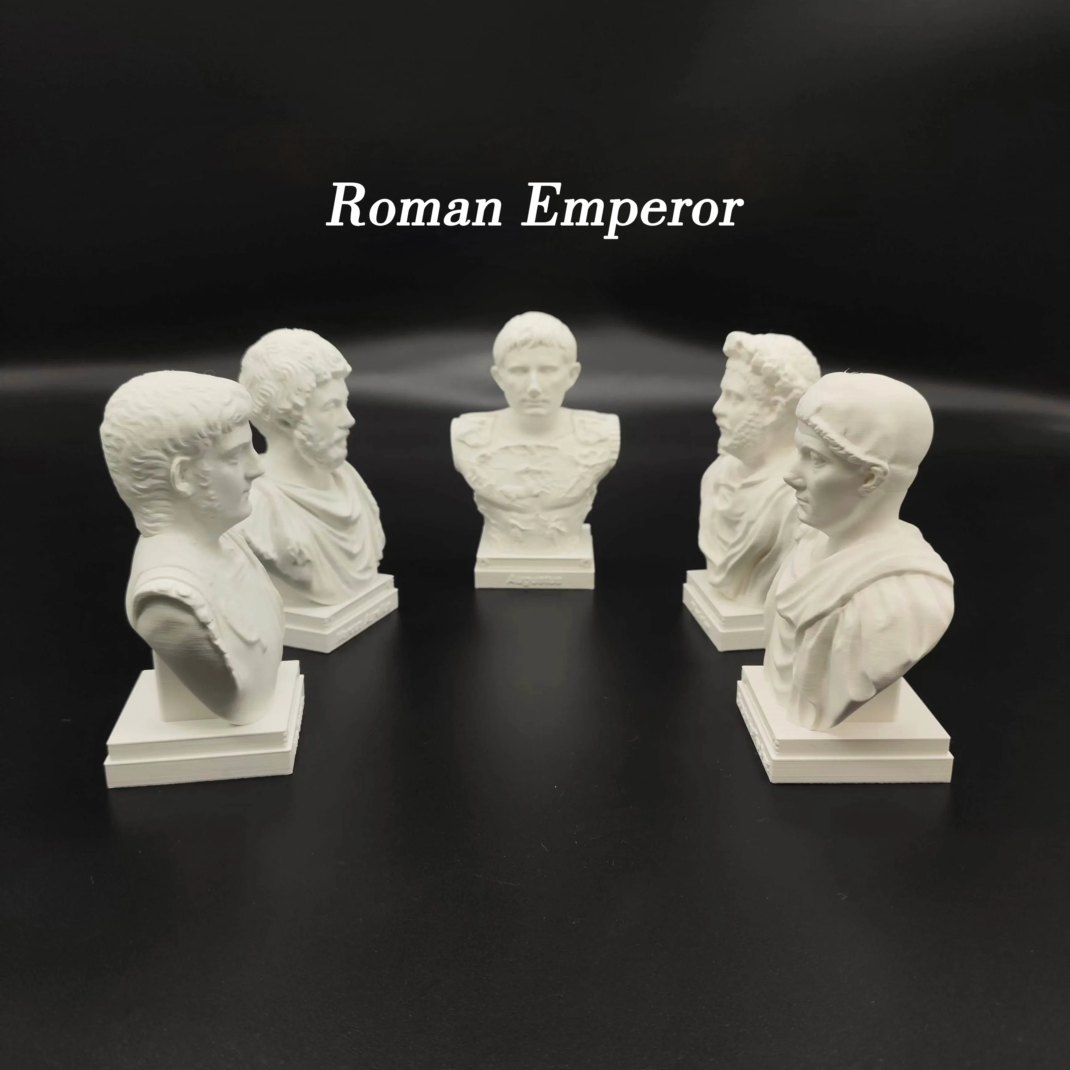 Statue of Roman Emperor Nero, Aurelius, Augustus, Diocletian, Constantine Imitation Plaster Statues as Souvenirs