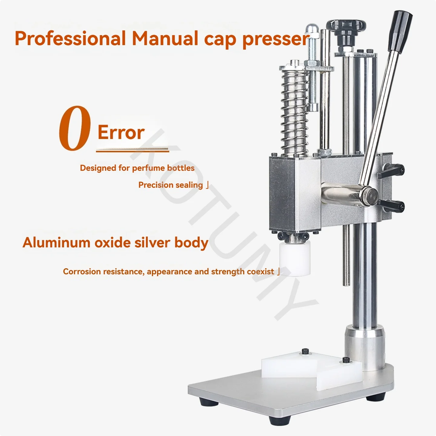 Manual Perfume Bottle Capping Machine, Spray Head Capping Machine, Perfume Nozzle Capping Machine, Middle Set Bayonet Machine
