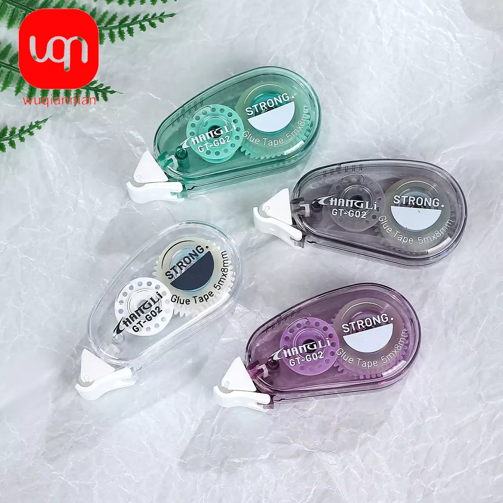 WQN-4PCS/SET Multi-functional Transparent Double-Sided Tape High Appearance Level Strong Hand Account Dot Glue School And Office