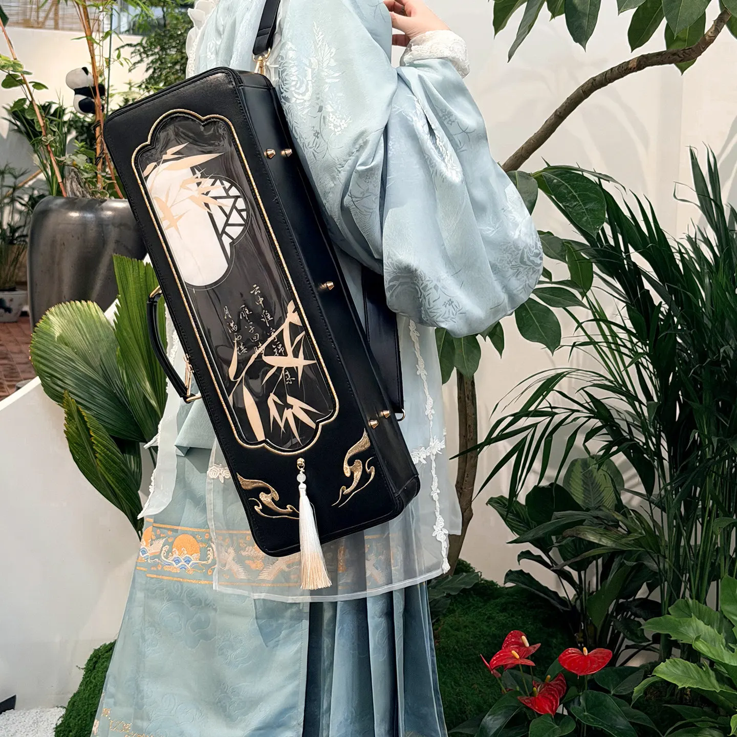 West Window Bamboo Original Ancient Style 4 Points Bjd Baby Bag Chinese Style National Backpack Can Be Crossed Shoulder Lta Bags