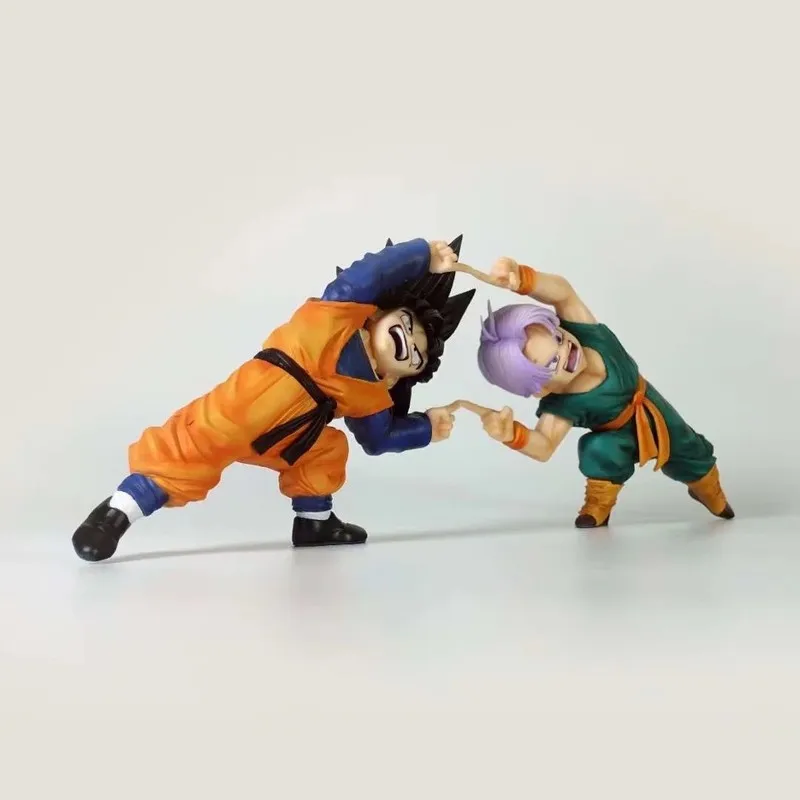 Dragon Ball Z Son Goten y Trunks Fusion Pose GK Estatua Super Fantasma Kamikaze Attack Anime Modelo Figura Coleccionable Regalo para F