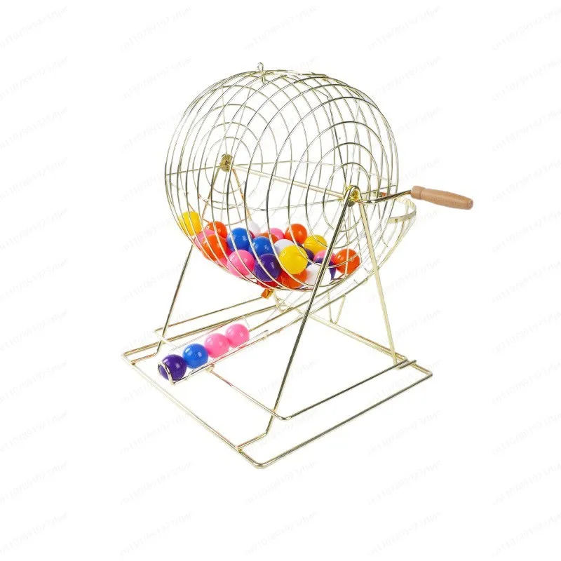 Large bead stirrer, turntable bingo machine, table tennis gold lottery machine, number selector, lottery machine, hand crank