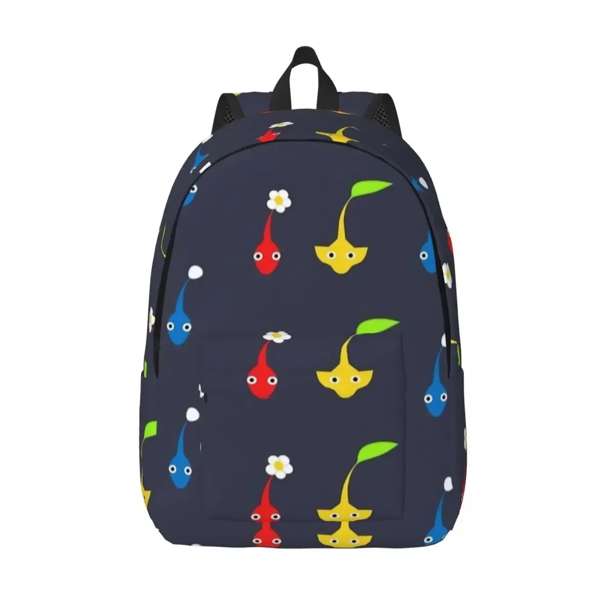 

Повседневный рюкзак с персонажами Pikmin, легкий школьный деловой рюкзак для мужчин и женщин, сумка через плечо для колледжа