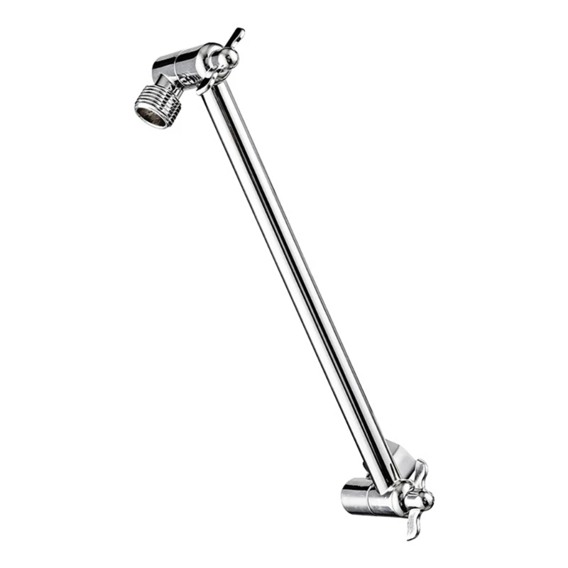 Flexible Shower Arm Steel Shower Head Rod Adjustment Shower Arm Extendable Shower Arm Suitable for Different Users