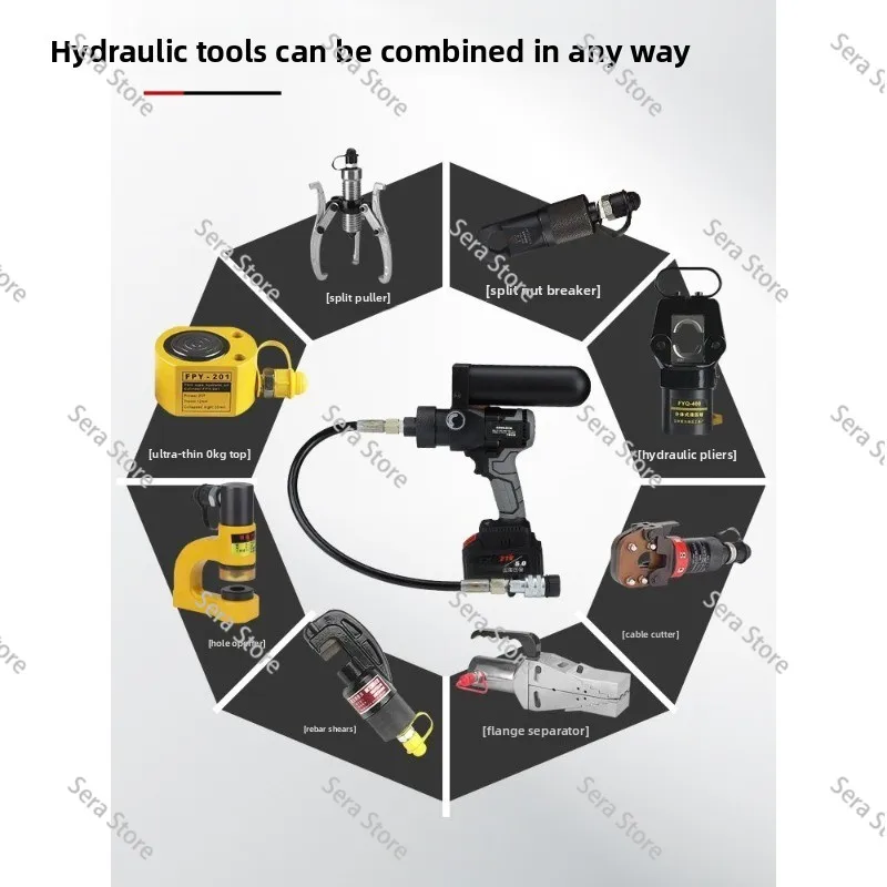Handheld Portable Mini Electric Hydraulic Pump 70MPa High Pressure Ultra-High Pressure Oil Pump for Industrial Use