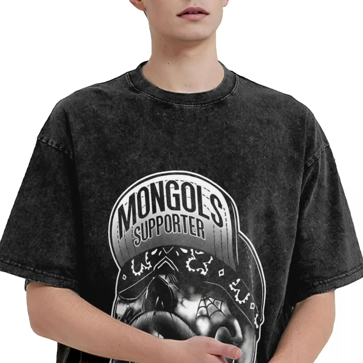 M-Mongoles Motorcycle Club T Shirt Novelty T-Shirts Short Sleeve Y2K Basic Tshirt Summer Cotton O-Neck Oversize Tees