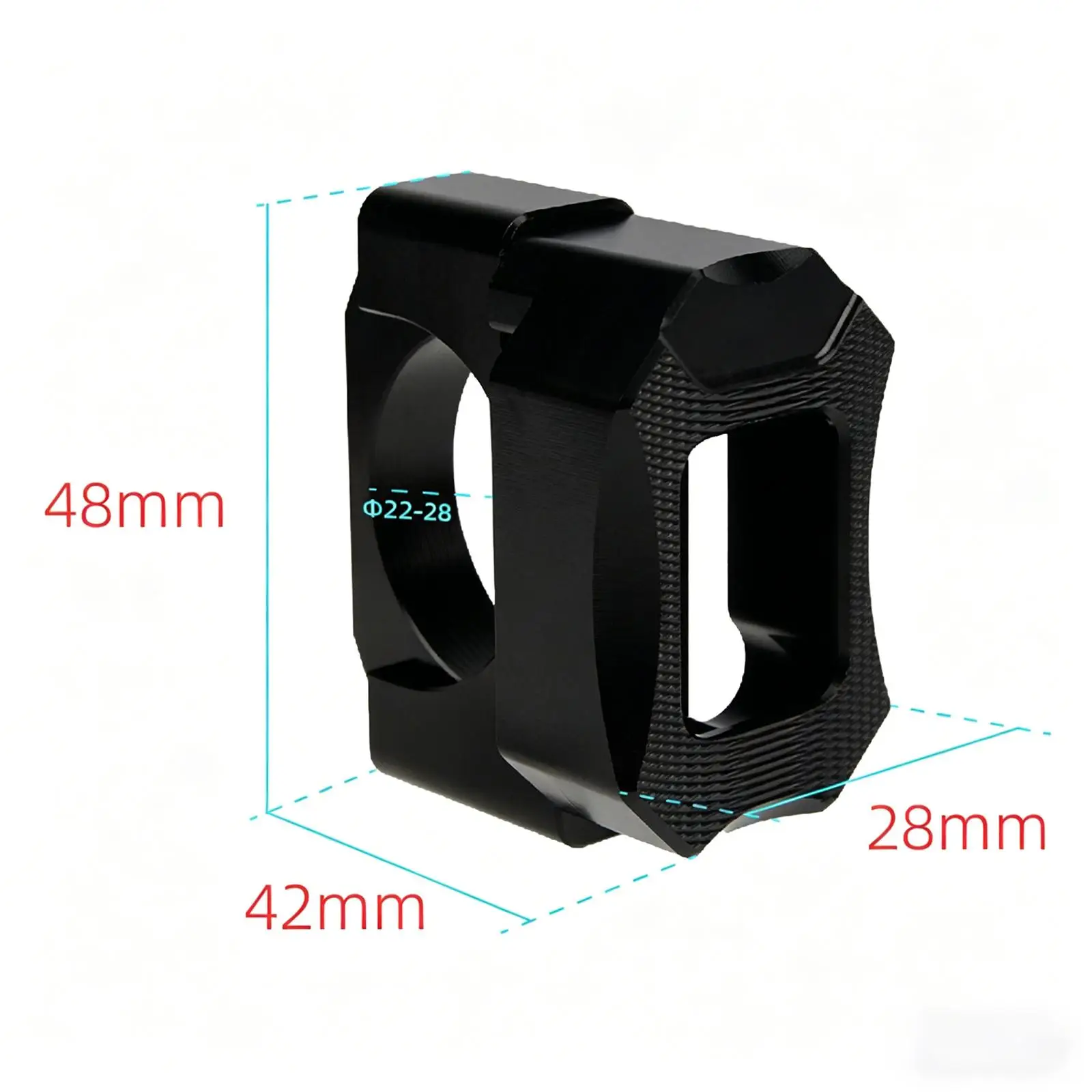 Universal Motorcycle Gear Indicator Holder Durable Aluminum Alloy Speedo Display Bracket for Handlebar Protection