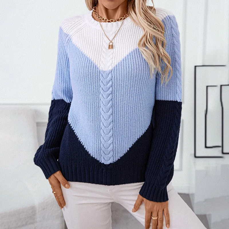 Casual Loose Fit Top American and European Style with Heat Set Relaxed Fit Streetwear Single Round Neck Women Long Sleeve Top