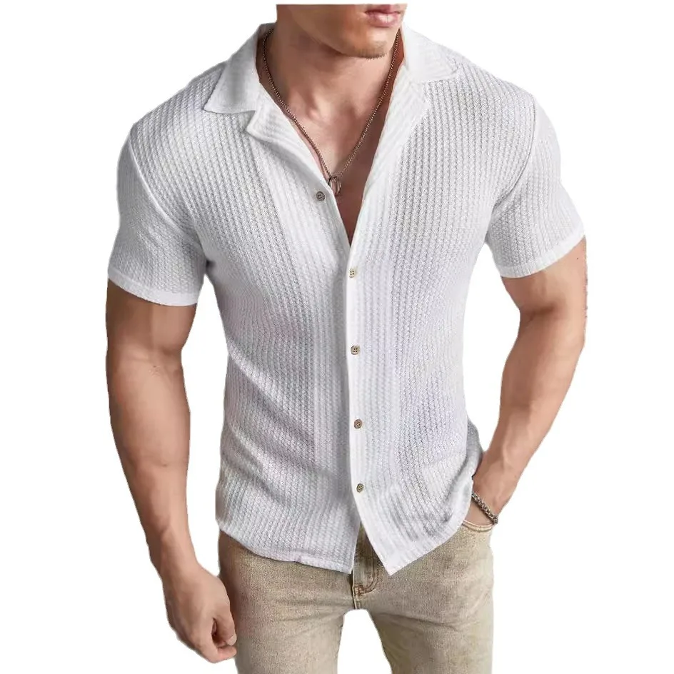 Mens Shirts Summer New Fashion Short Sleeve Loose Casual T-shirt for Men