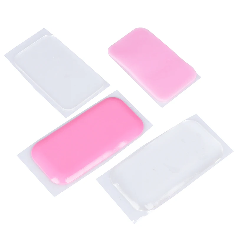 Eyelash Extension Forehead Sticker Pad Silicone Pink Transparent Planting Graft Lashes Tray Stand Pallet Pad Holder Makeup Tools