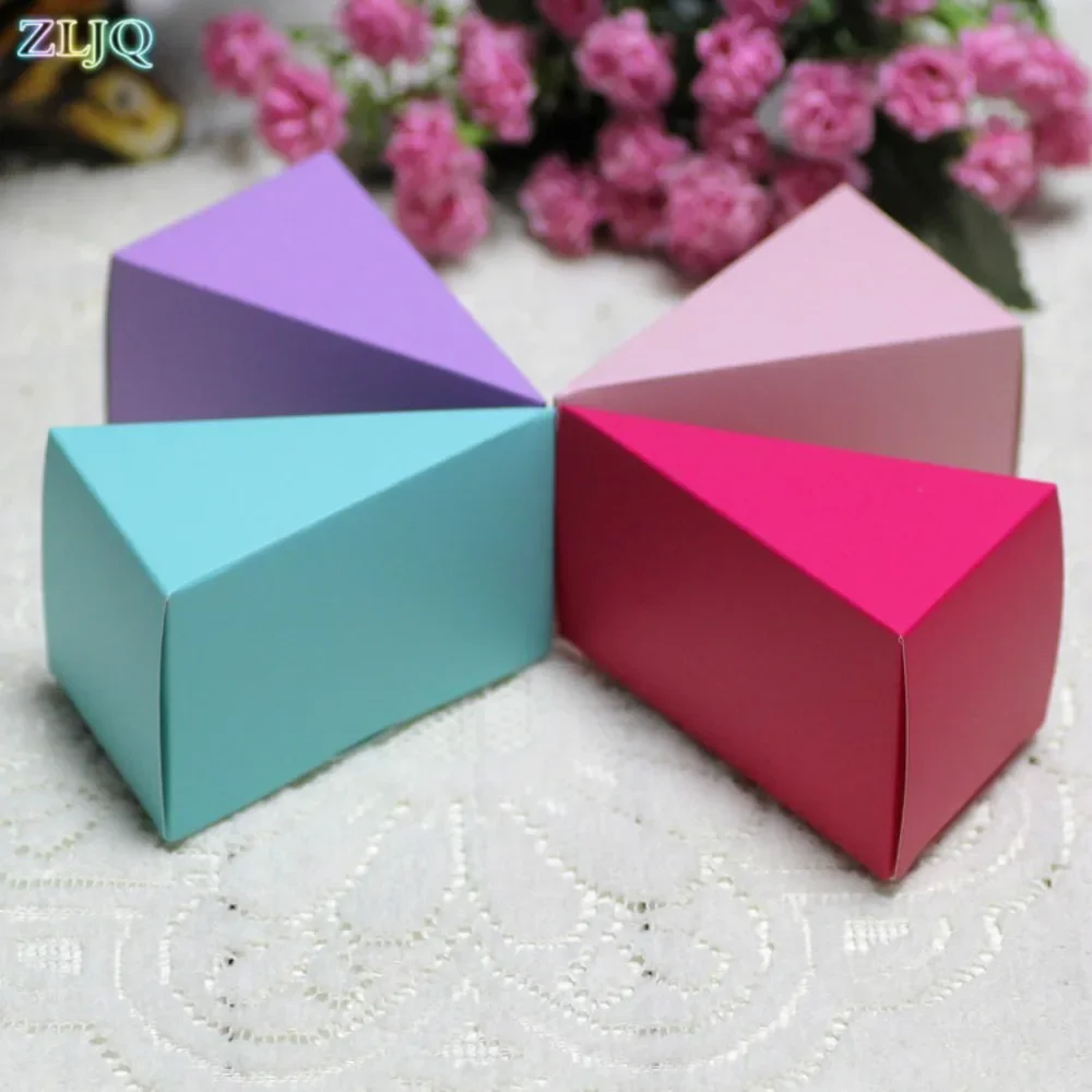 Amawill 10pcs/lot Cake Style Bridemaid Gift Bag Wedding Candy Box Birthday Party Supplies Christmas Baby Shower Paper Gift Boxes