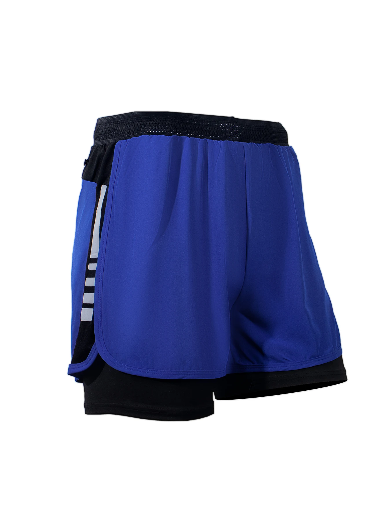 Men's Outdoor 2 in 1 Elastic Running Shorts Training Lightweight Breathable Summer Quick-Dry Sports Pants 24H shipped