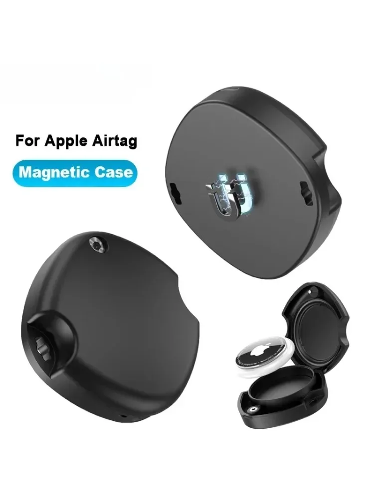 AliExpress CoverJoy For Apple AirTag Holder Case Magnetic Adhesive Mount Strong Hidden Tracker Cover Universal for Car Bike Drone Accessories,