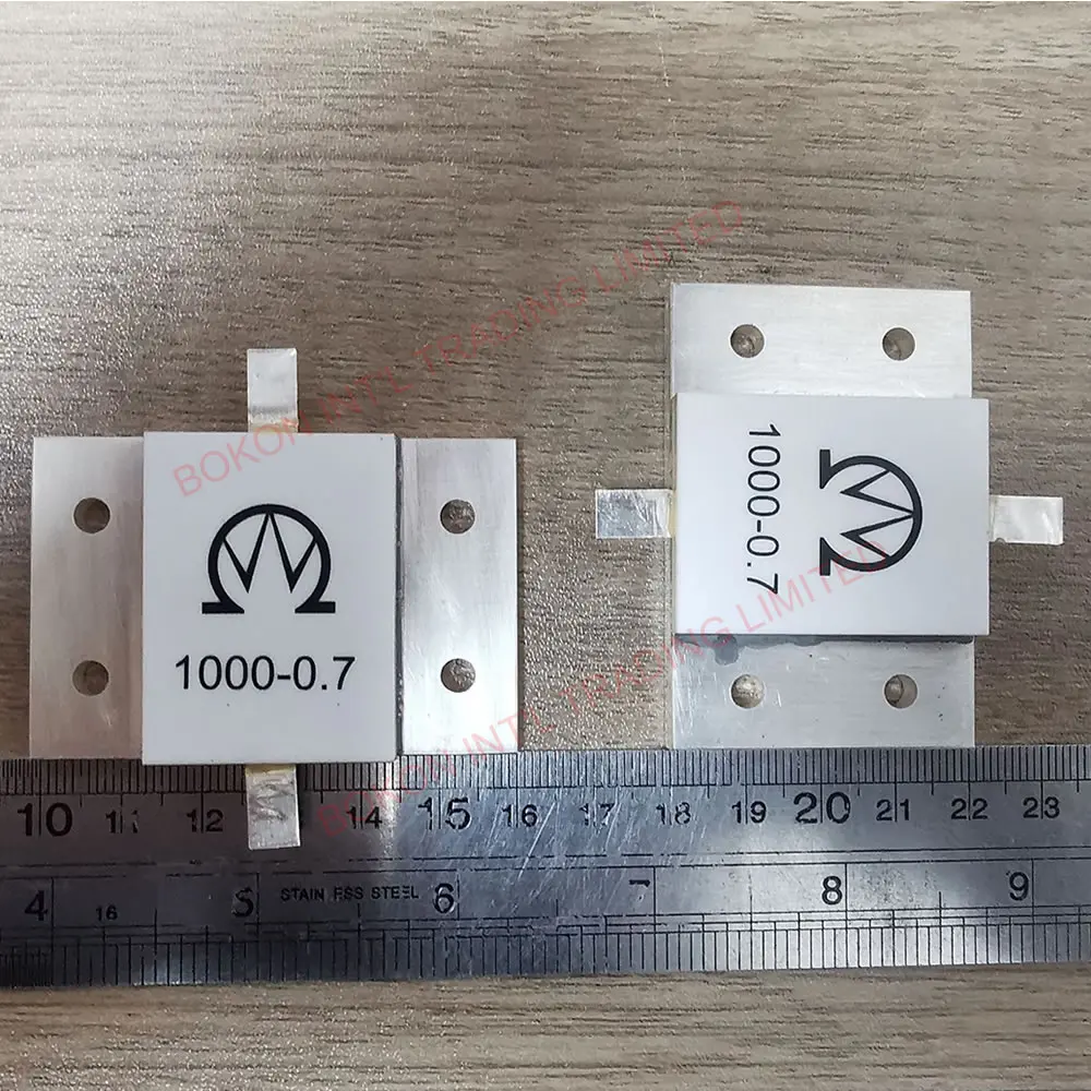 1000 Вт, 0,7 Ом, микроволновый радиочастотный резистор, 1000-0,7, 1000 Вт, 0,7 Ом, фланцевое крепление, RFR, RFP-резисторы